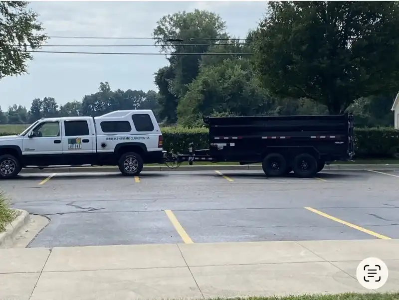Earth Art Landscaping work vehicle in Michigan